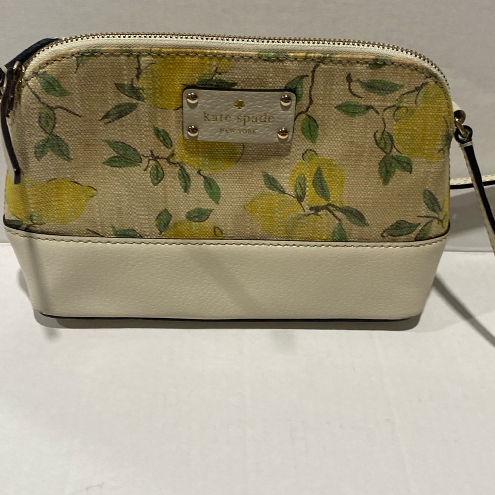 Kate Spade Lemon Print Crossbody Bag - Yellow and Cream